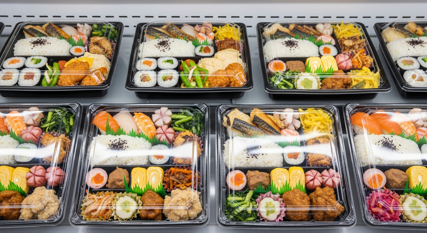 convenience store fresh food bento section