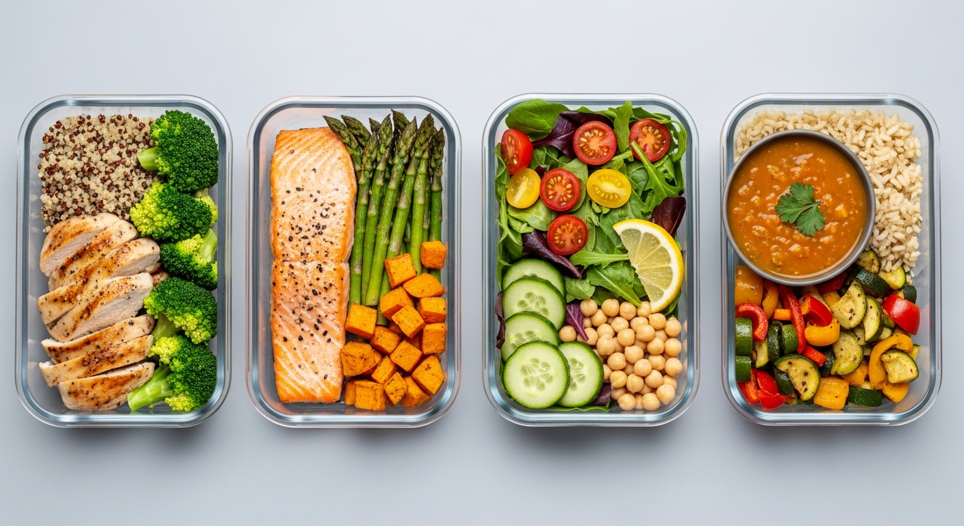healthy meal prep containers