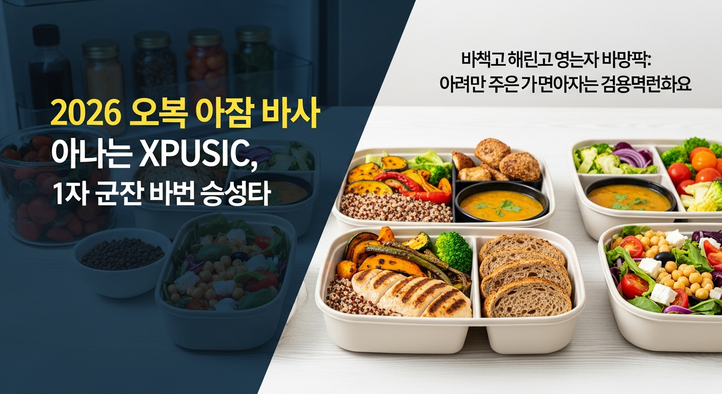 자취생 식비 줄이기, 1. 2026년 외식 물가 대란, 1인 가구 식비 현주소 2. 낭비 제로의 시작: 냉장고 파먹기와 식재료 소분 healthy meal prep lunch boxes
