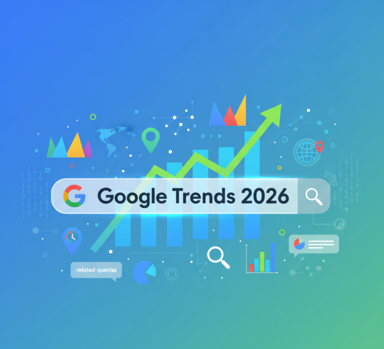 Google Trends brand monitoring dashboard 2026 모습