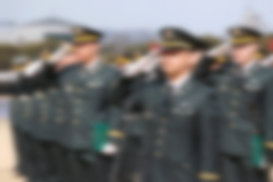육군사관학교 생도 졸업식 모습